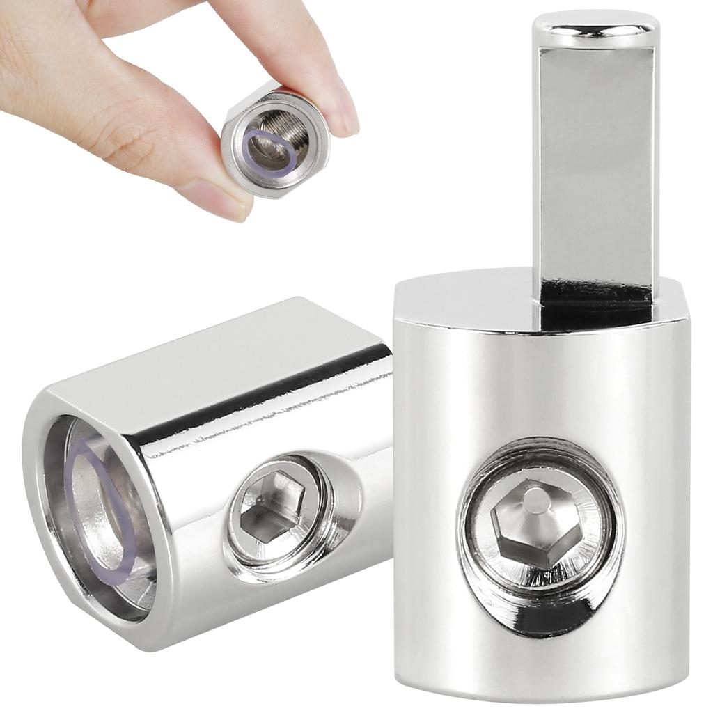 2 шт., редуктор входного сигнала усилителя, редуктор заземляющего провода 1/0 AWG до 4 AWG, премиум-адаптер для автомобильного стереоаудиопровода для автомобиля