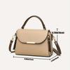 Retro Flap Handbag For Women, Color Contrast Crossbody Bag, Fashion Multi Layer Purse With Top Handle