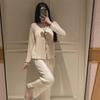Женская пижама Taro Purple Modal Cotton во французском стиле с длинными рукавами и подкладками для груди — идеальный вариант для весны и осени.