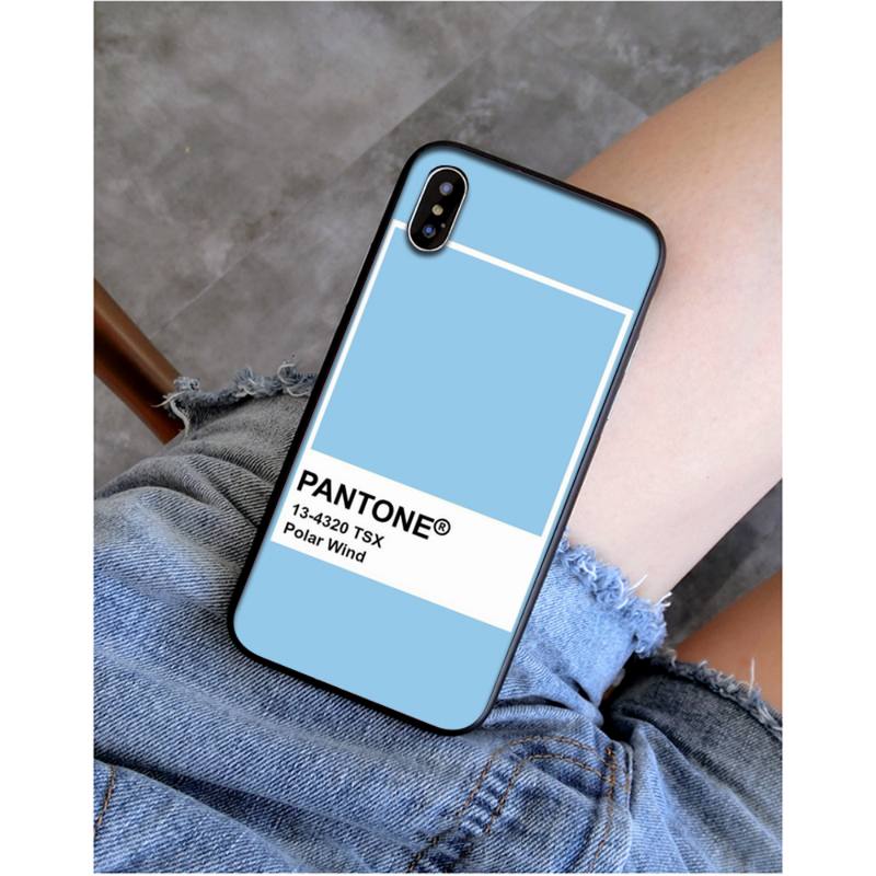 YNDFCNB Pantone Candy Color Phone Case for iphone 11 12 Mini Pro Max X XS MAX 6 6s 7 8 Plus 5 5S 5SE XR SE2020