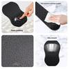 Ergonomic Raised Mouse Pad Wrist Support Wear Resistant Non-Slip Design Pain Relief Wrist Rest Gaming Mouse Mat
