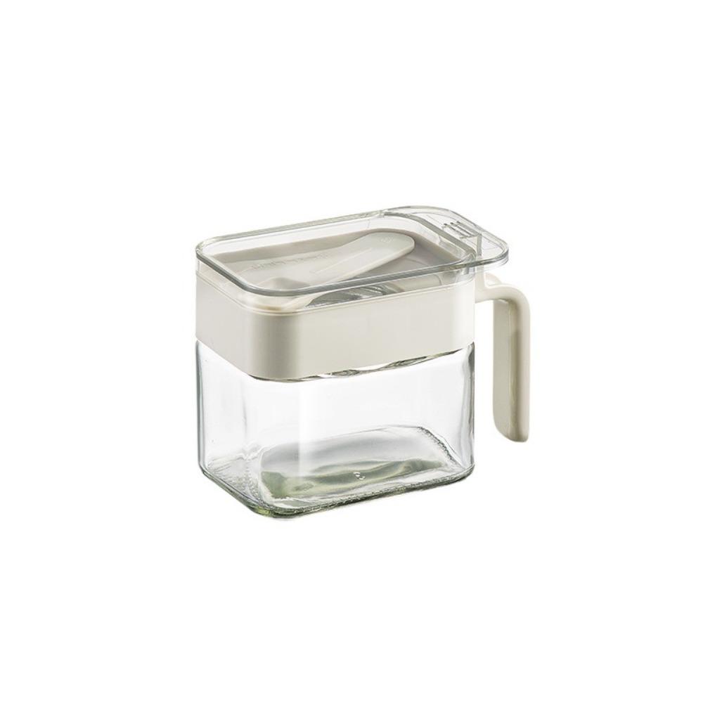 Dustproof Condiment Jar Sealed Spice Container Durable Seasoning Storage Organizer for Home