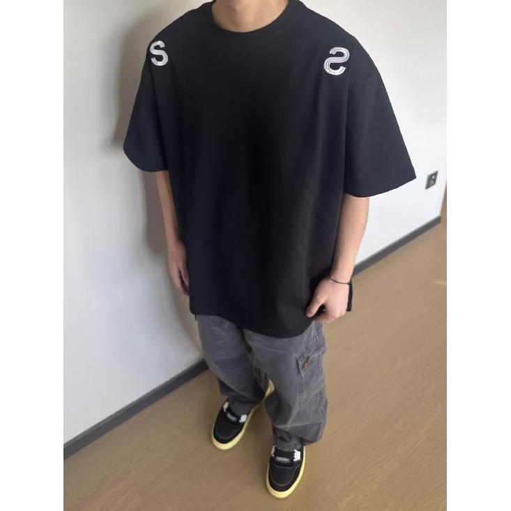 Летняя футболка с коротким рукавом, мужская футболка с принтом в виде граффити на английском языке, стильная футболка из хлопка, модный брендовый топ