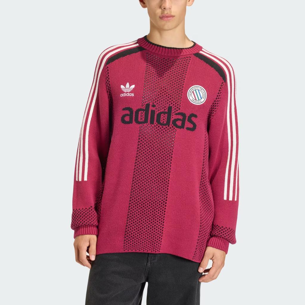 adidas Originals Adicolor Blokecore Свободная Модная Повседневная Дышащая Футболка с Длинным Рукавом Унисекс Топы KQ5086