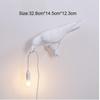 Bird Table Lamp Modern Resin Crow Desk Lamp for Living Room Bedroom Light Wall Sconce Home Decor