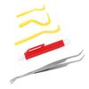 5PcsCelsiusSet Pet Louse Lice Clamp Flea Clip Removal Tool Kit Ticks Remover for Dog Cat