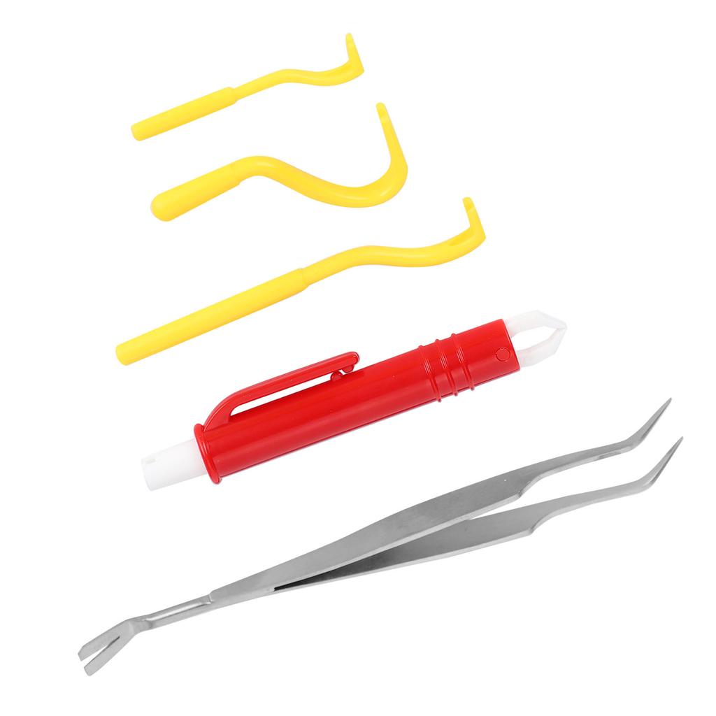 5PcsCelsiusSet Pet Louse Lice Clamp Flea Clip Removal Tool Kit Ticks Remover for Dog Cat