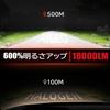 AILEO 9005 HB3 LED Headlight, Car Bulb, Explosive Light, 18,000 LM, High Brightness, 6000K
