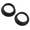 2pcs Scope Eyepiece Eyecup Foldable Soft Rubber Eyepiece Cover for 28 To 32mm Microscope Monocular