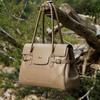 Simple First Layer Cowhide Leather Large Capacity Bag Commuter Retro Handbag Fashion Shoulder Underarm Tote Bag