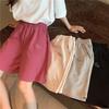 2023 Summer Korean-Style Wide-Leg Student Pants - Casual, Slim, Elastic Waist Shorts