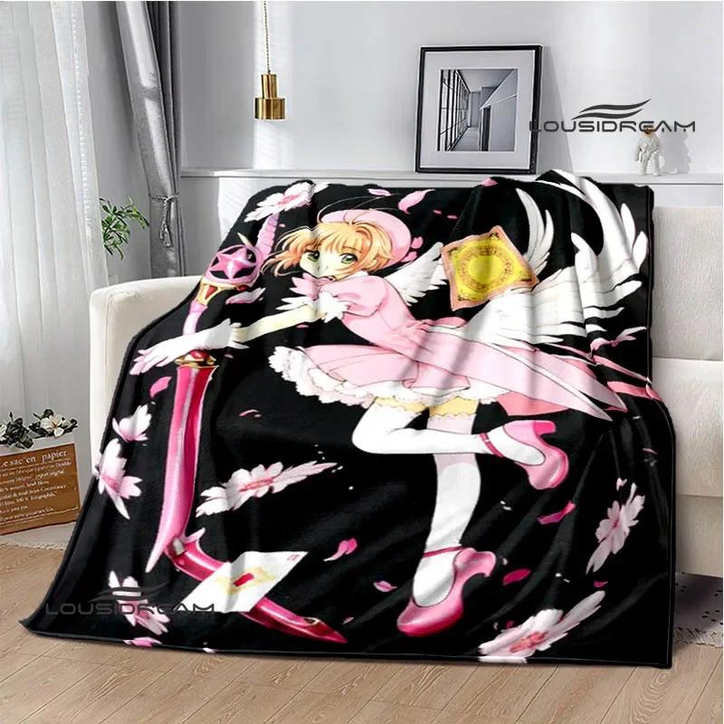 Card Captor Sakura Cartoon blankets fashion blankets Warm Flannel Soft Comfortable Blanket Home Travel Blanket Birthday Gift
