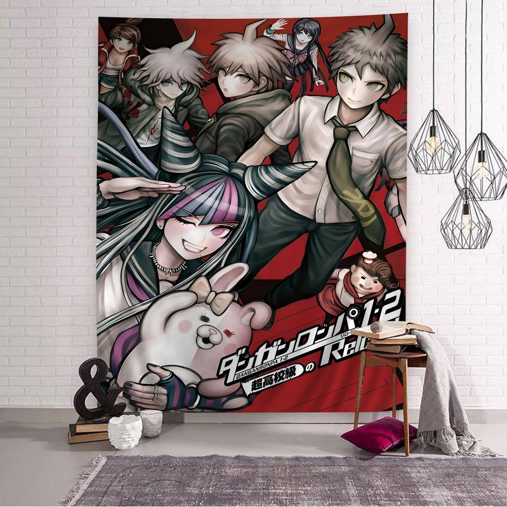 Аниме Danganronpa горячий Аниме Гобелен Подвесной Таро Хиппи Настенные Ковры Комната Настенные Листы