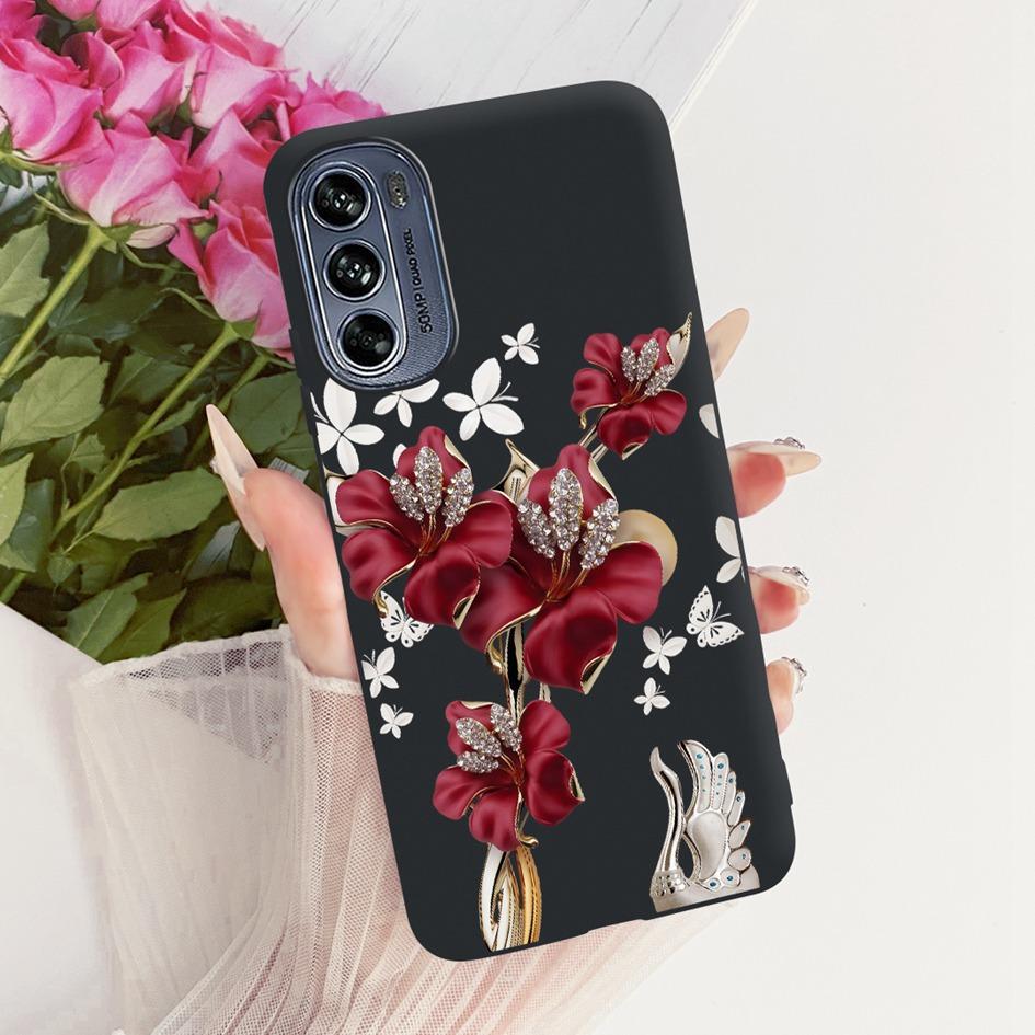 For Motorola Moto G62 5G Case Fashion Butterfly Bowknot Pattern Soft Silicone Cover For Motorola Moto G22 G32 G42 4G Phone Shell