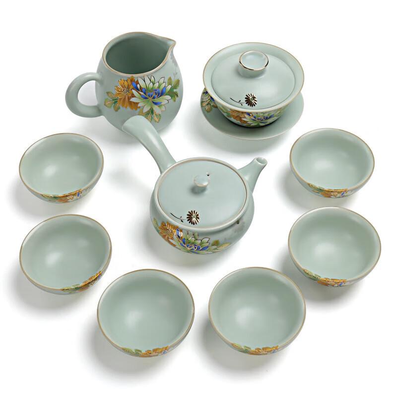 Chaxun Ru Kiln Ceramic Kung Fu Tea Set