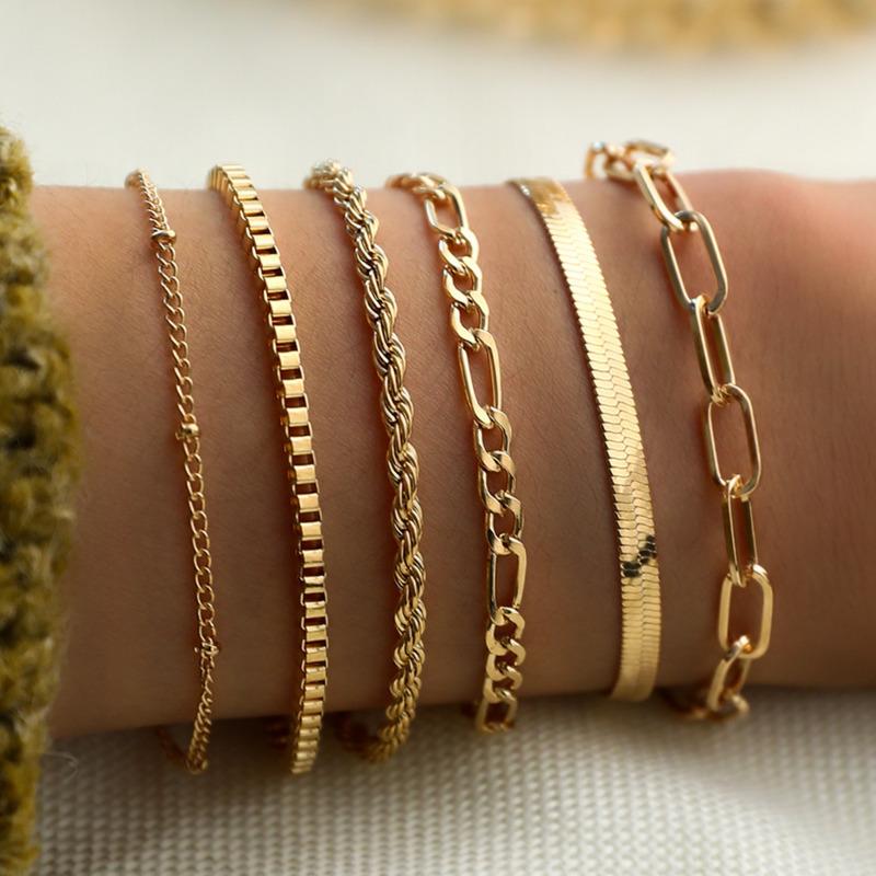 Модный комплект браслетов-цепочек для женщин, стразы золотого цвета, листья, браслет-бабочка, кулон, открытые манжеты, браслет для девочек, ювелирные изделия