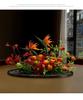 Hotel Round Table Floral Centerpiece – Artificial Flower Arrangement with Electric Turntable for Dining Room Decor