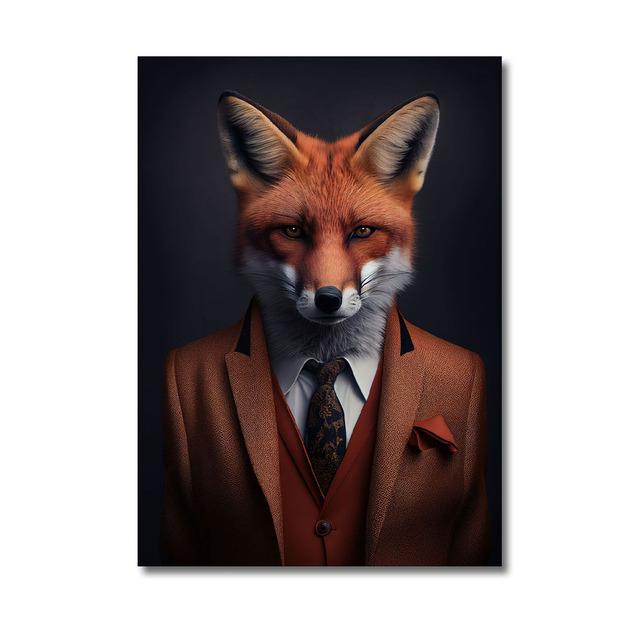 Плакат с аватаром человеческого животного, костюм льва, жирафа, зебры, лисы