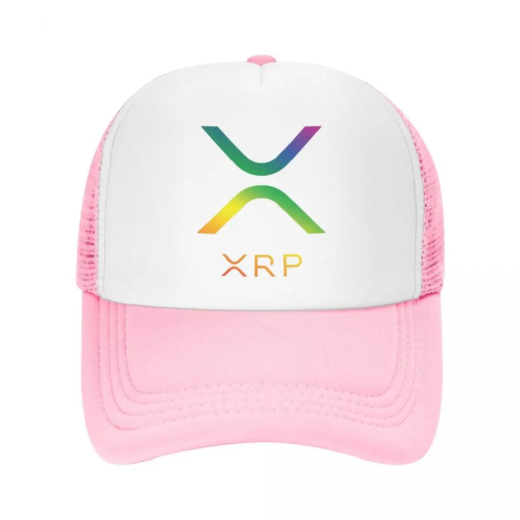 Custom Ripple XRP Trucker Hat Women Unisex Adjustable Adult Bitcoin Cryptocurrency Baseball Cap Outdoor Dad Hat