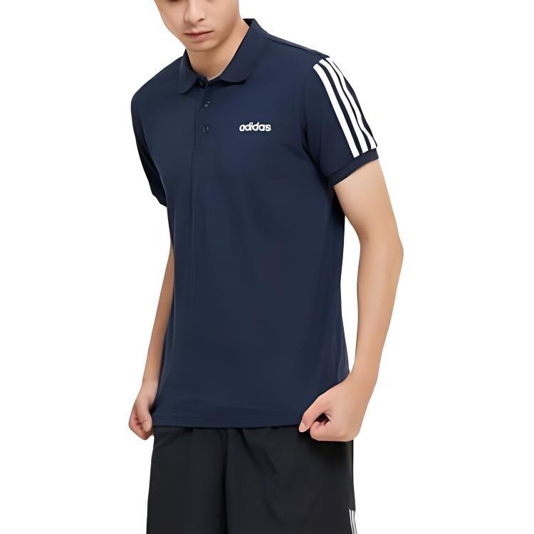 adidas Мужская футболка-поло 3 полосы Outlet Legend Ink EJ0925