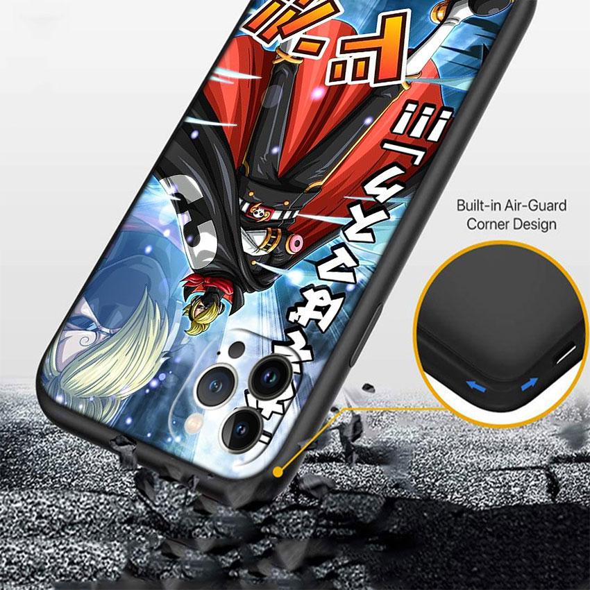 FM43 Чехол-накладка Sanji из One Piece для iPhone 16 15 14 13 12 Pro Max Plus Mini
