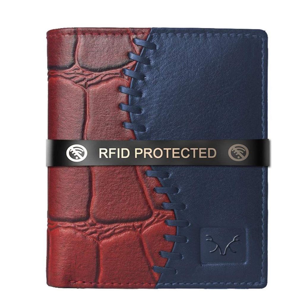 AL FASCINO кошельки для мужчин кожаные оригинальные кошельки для мужчин кошелек с rfid для мужчин кожаный кошелек для мужчин кошелек для денег для мужчин кошелек