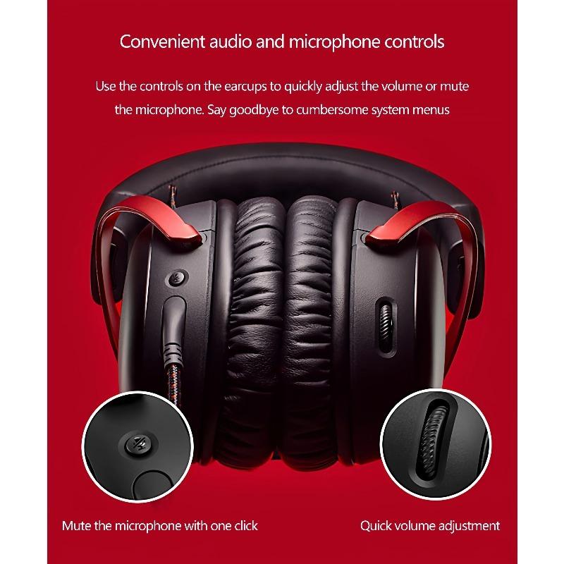 HYPERX Игровая гарнитура Cloud II Hi-Fi 7.1 объемный звук/съемный микрофон/USB звуковая карта для ПК PS проводные игровые наушники Cloud 2