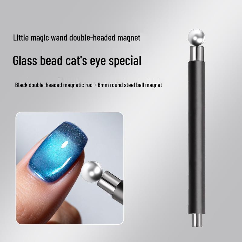 Magnetic Nail Art Crystal Stone Kit with Strong Rods: Round, Square, Cylindrical Neodymium Magnet