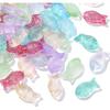 KitBeads 100 шт. Случайные стеклянные бусины в форме рыбок Летние Пляжные Океанические Бусины с Животными Гавайские Лэмпворк Бусины-Рыбки для Изготовления Ювелирных Изделий Браслетов Поделок