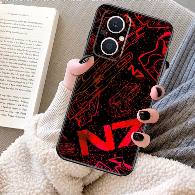 Чехол Mass Effect N7 для OPPO Reno 13F 13 12 F 11 8T 7 8 10 Pro OPPO Find X8 X6 Pro X3 X5 Lite Чехол Fundas