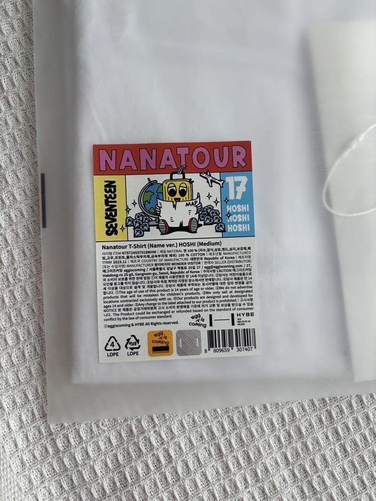 [Б/У] NANA Tour Nana Tour SEVENTEEN Hoshi Футболка