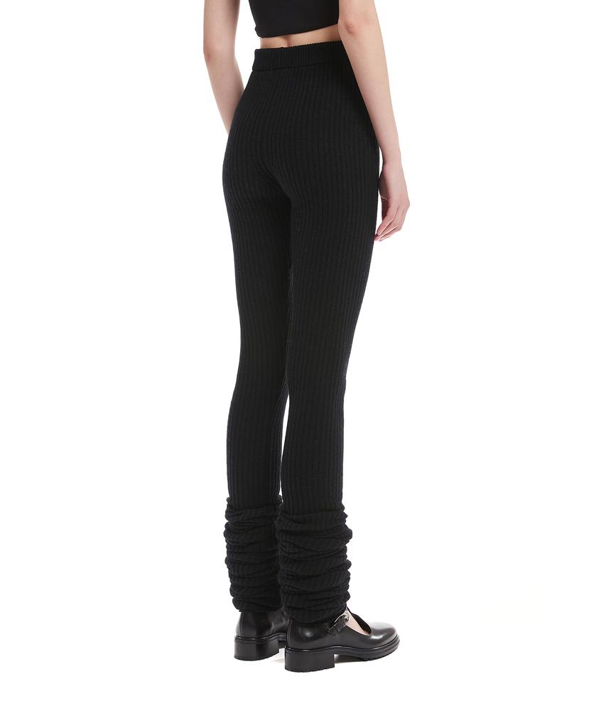 TRUNK PROJECT Black Knit Leggings