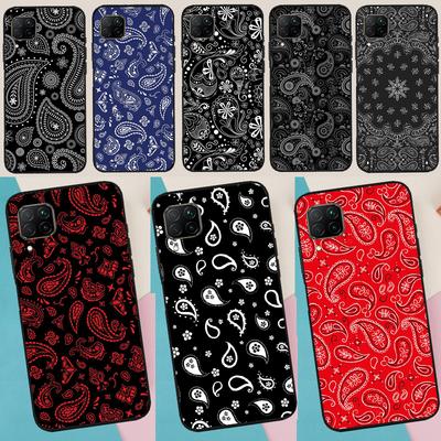 Бандана Пейсли для Huawei P40 P20 P30 Lite P60 Pro Nova 12i 12s 11i 10 9 SE 5T Y91 Y90 Y60 Y70 Y72 Y61 Чехол
