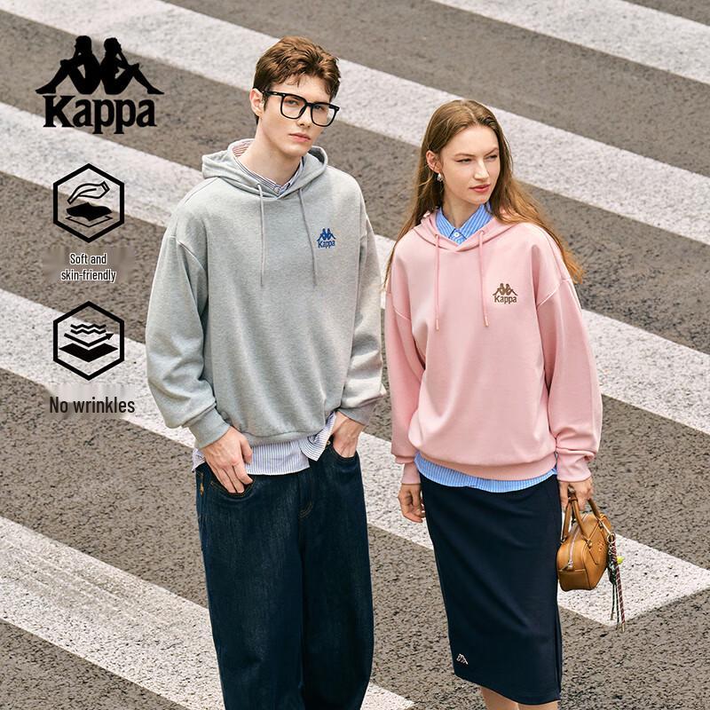 Kappa Унисекс Свободная толстовка с капюшоном