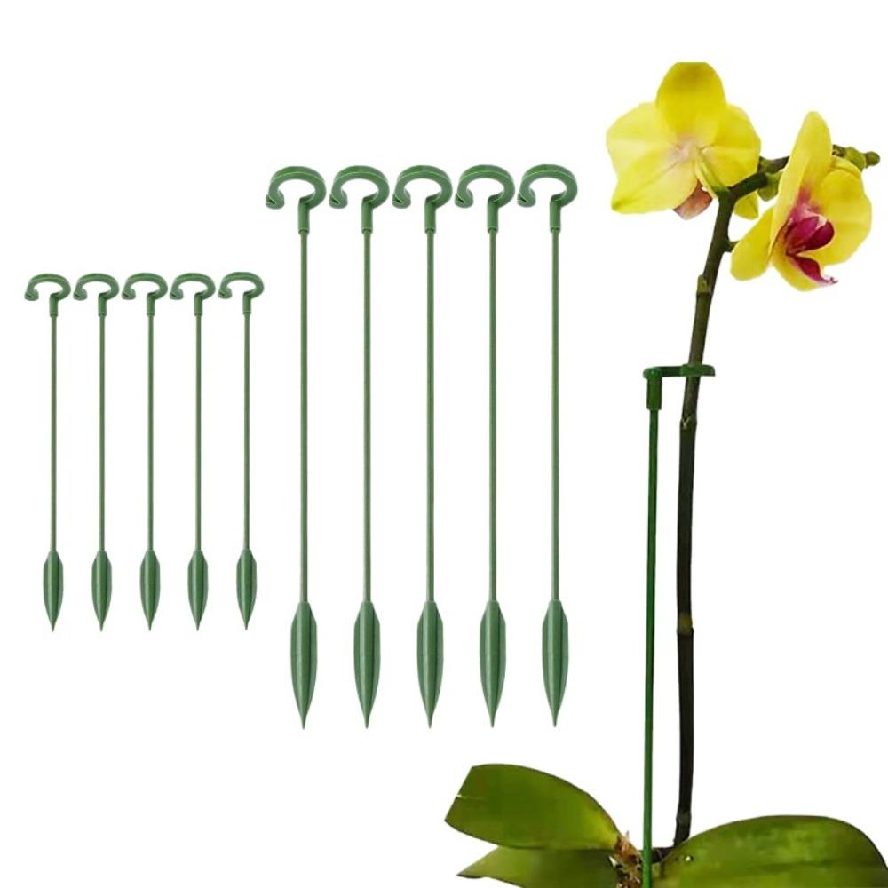 10pcs Durable Plants Support Racks Butterflies Orchid Vine Climbing Stand Gardening Tools