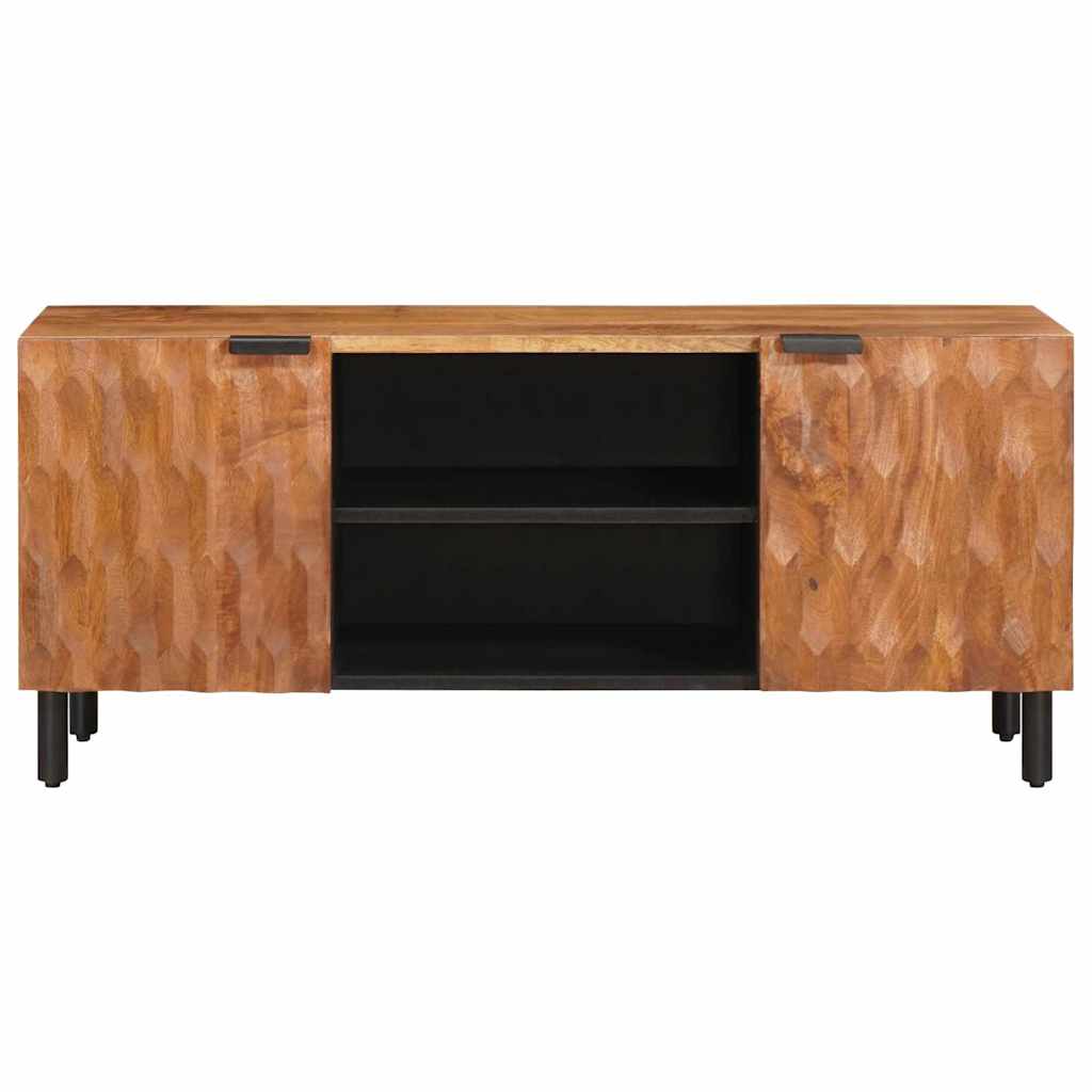TV Stand with Shelf Acacia Brown Surface 105 x 33 x 46 cm