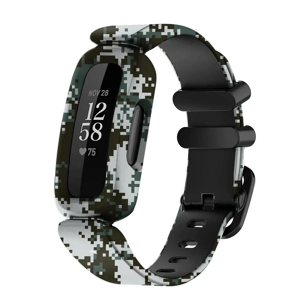 Новый силиконовый браслет на запястье для Fitbit Ace 3/inspire 2, ремешок для смарт-часов, замена браслета, детский браслет, ремешки для часов
