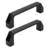 2Pcs Door Handle Pull Bar 180mm Hole Spacing Nylon Accessory Set Kit for Cabinet