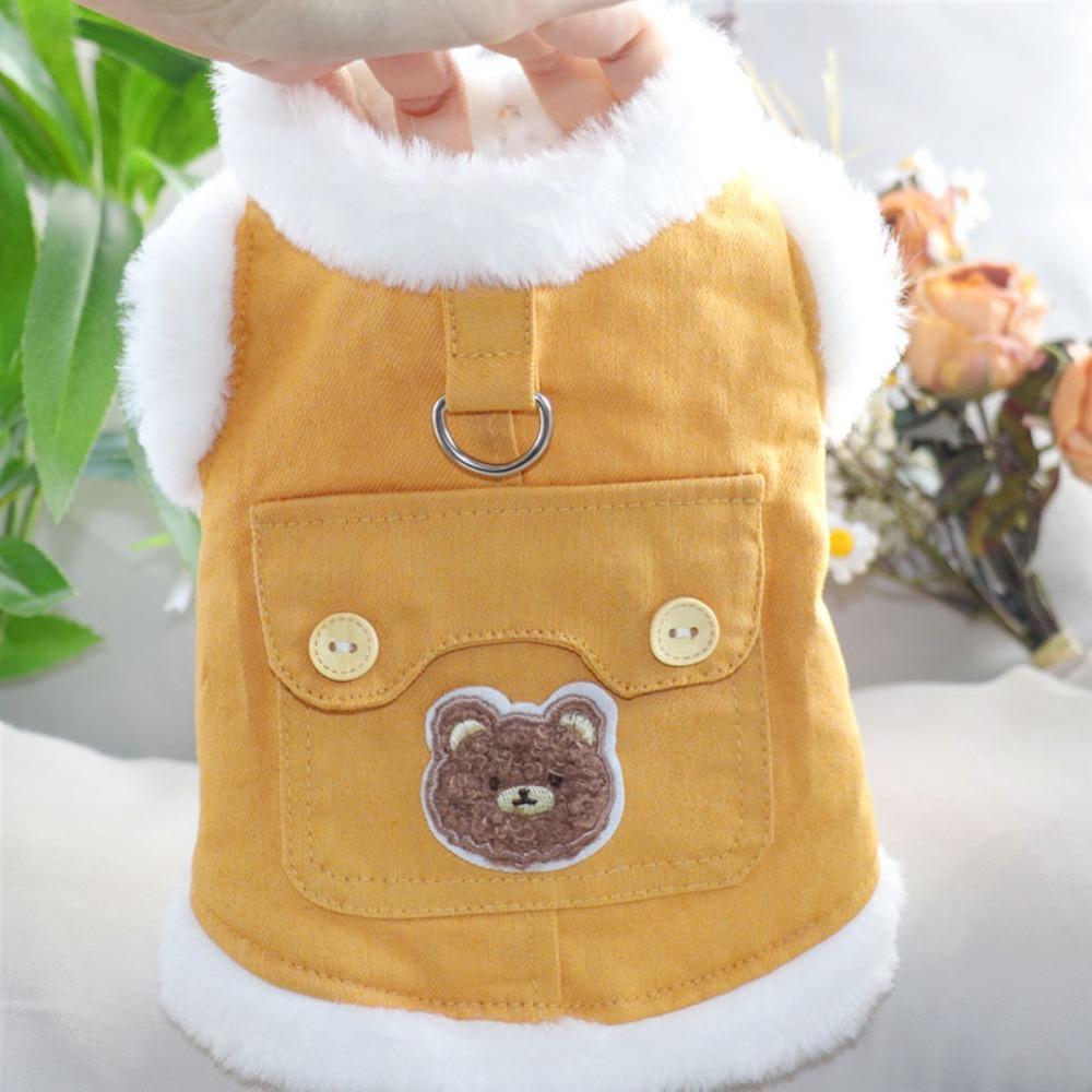 Comfortable Pet Cotton Coat Soft Pet Warm Vests Pet Supplies Puppy Cotton-padded Coat Winter
