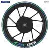 For CBF125 CBF 125 Motocycle Accessories Wheel Hub Sticker Front And Rear 17-inch Decal Reflective Rim Decoration Stickers