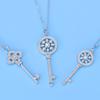Key Necklace Sweater Chain Pendant Women's Jewelry Micro-inlaid Fashion Simple Anti-allergic