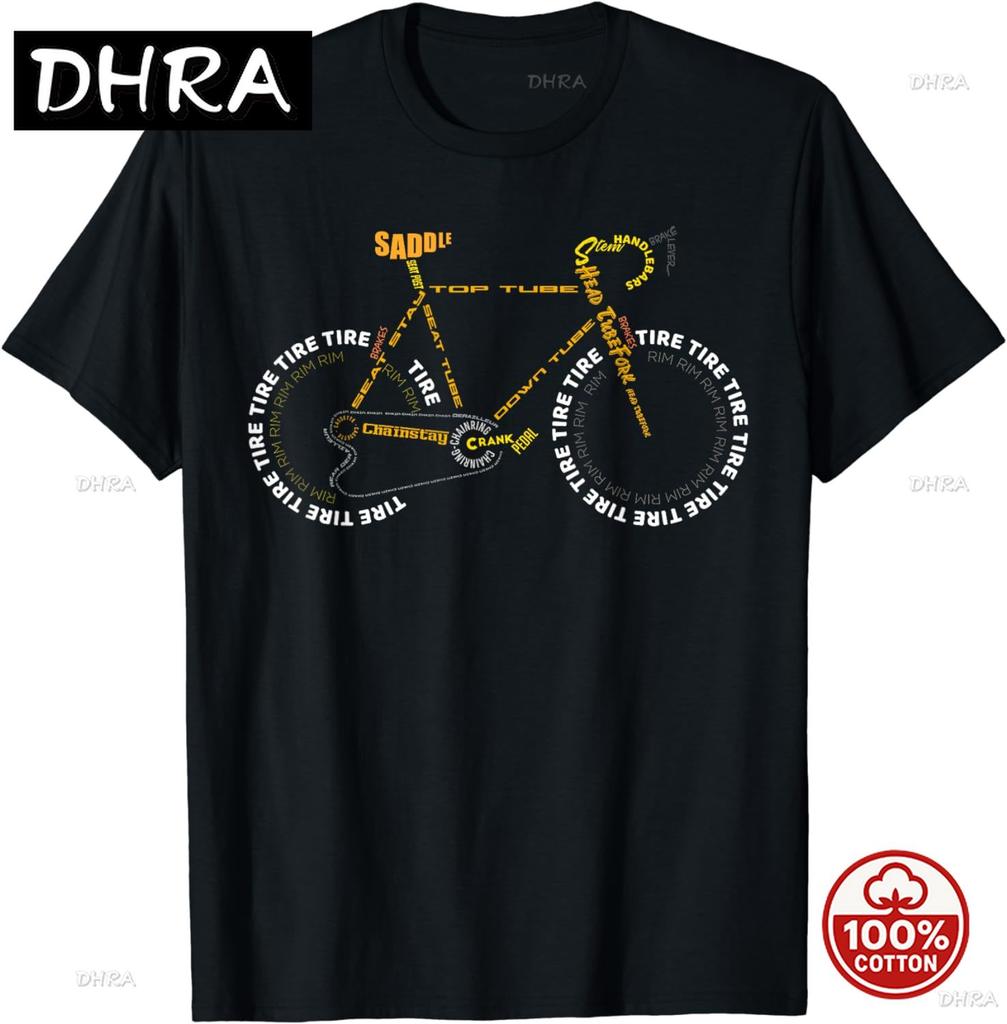 Bicycle Anatomy Shirt Cute Cycling Is Life Tshirt Gift Soft Tshirt Unisex Unisex Clothing Tops Graphic Tee Streetwear Camisas