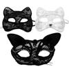 Half Face Mask Cosplay Prom Props Costume Lace Masquerade Cat Face Masks Venice Mask Party Supplies