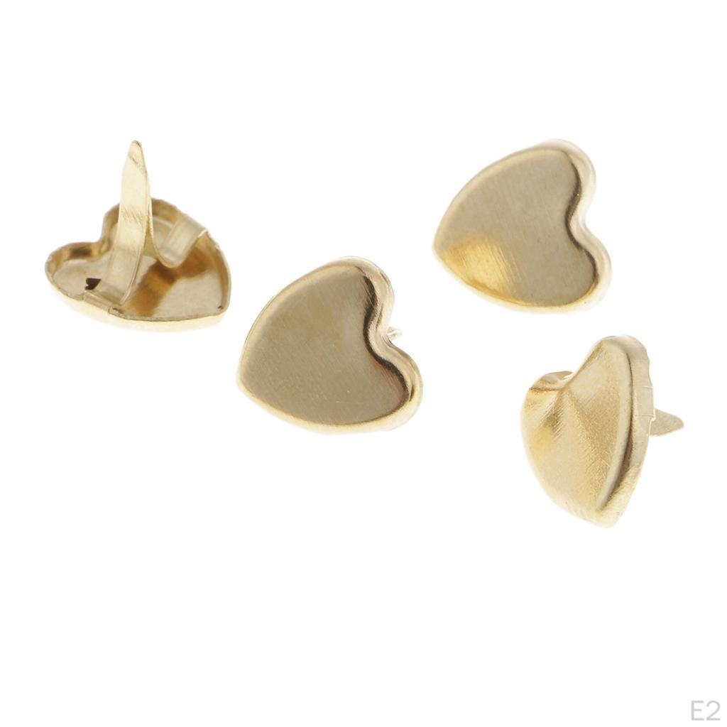 Металлические зажимы Mini Brads, 200 шт., с замком для сумки