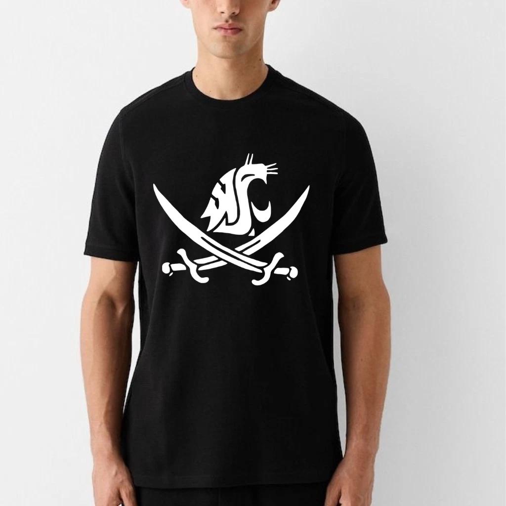 **Mike Leach WSU Pirates Black T-Shirt (S–5XL) – Sale**