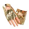 Women Men Dance Mittens Heart Mittens Five Finger Gloves PU Leather Gloves Ladys Driving Dress