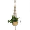 90cm Vintage Cotton Linen Macrame Plants Hanger Handmade Flower Pots Holder String Hanging Rope Home Garden Balcony Decoration