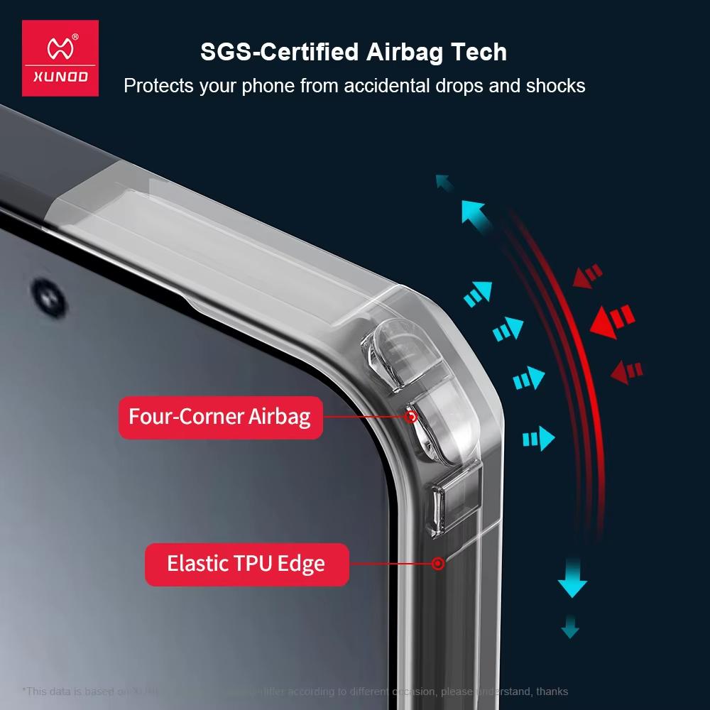 XUNDD For Mi 17 Xiaomi 17 Pro Max Case Airbag Shockproof Protective Back Cover Luxury Casing With Rotatable Magnetic Holder