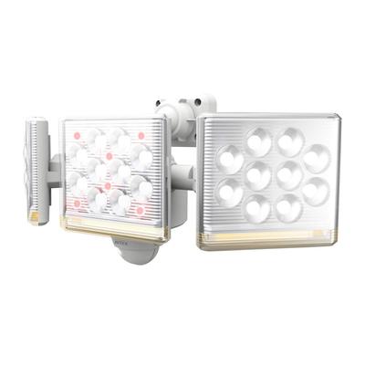 Musashi RITEX Free-Arm High-Performance LED Sensor Light (12W X 3 Lights) [Outlet Type] LED-AC3045 White
