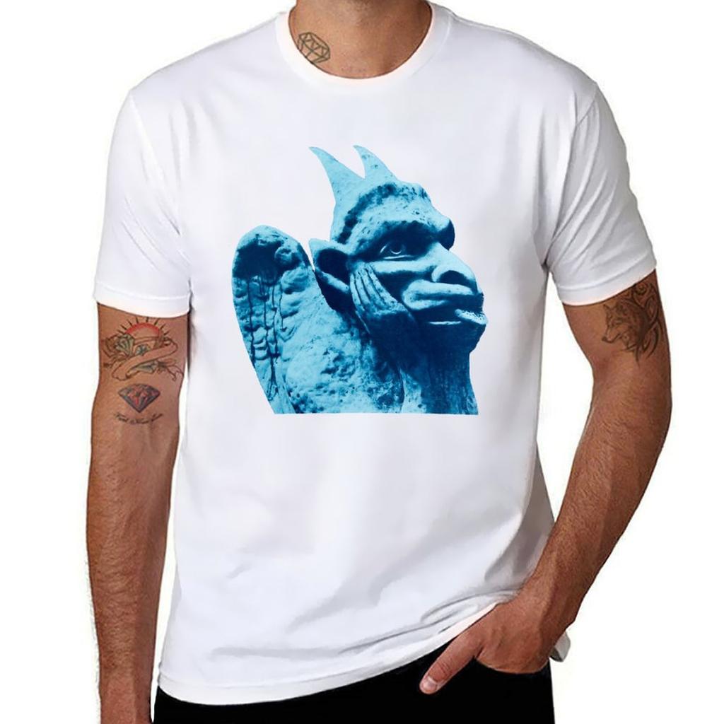 Rem Chronic Town Gargoyle Tshirt Simple Solid Color Crew Neck Tee